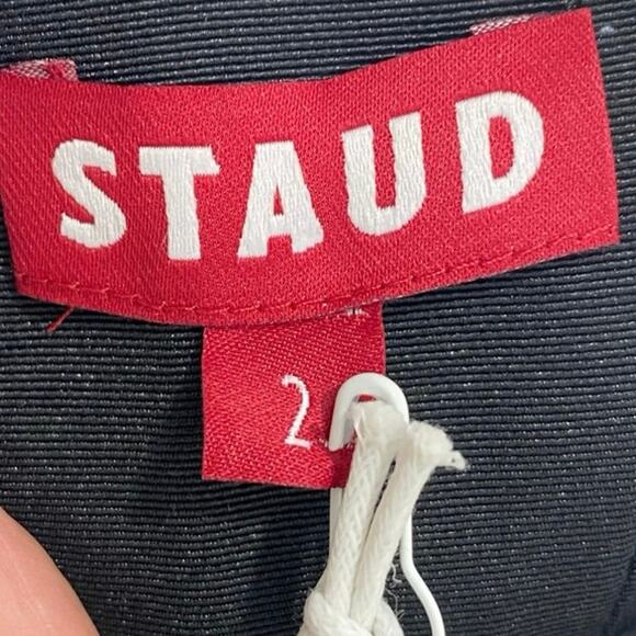 Staud Landscape Maxi Dress In Black 2 NWT - Picture 7 of 7